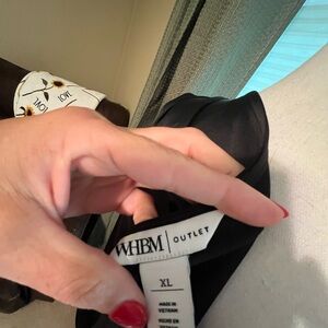 WHBM Black Women's Blouse